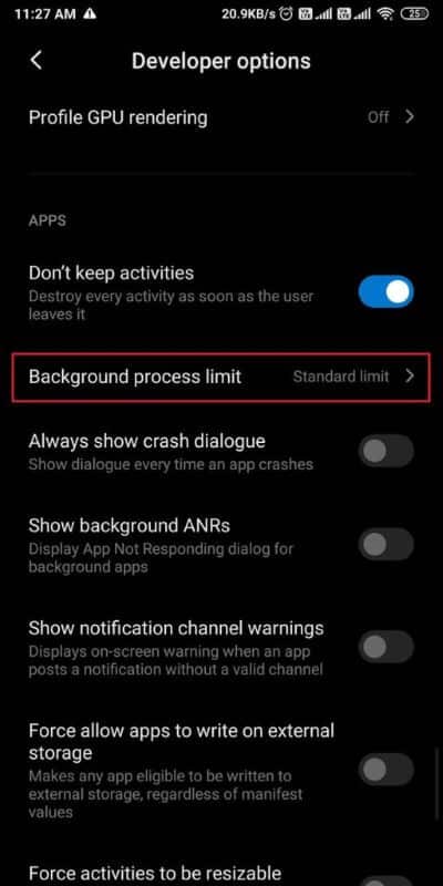 scroll-down-and-click-on-the-background-process-limit.-512x1024-1 كيفية تعطيل تطبيقات بدء التشغيل التلقائي على Android