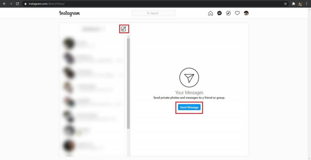 select-a-contact-from-the-list-or-click-on-the-pen-paper-icon-to-begin-a-new-message.-1024x527-1 كيفية إرسال رسائل مباشرة على Instagram