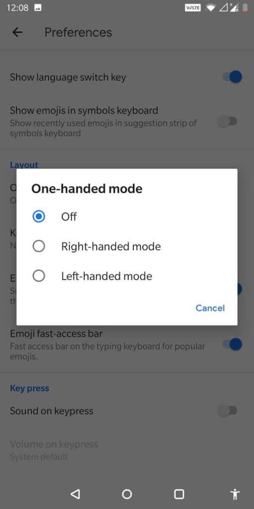 كيفية تغيير حجم لوحة المفاتيح على هاتف Android - %categories