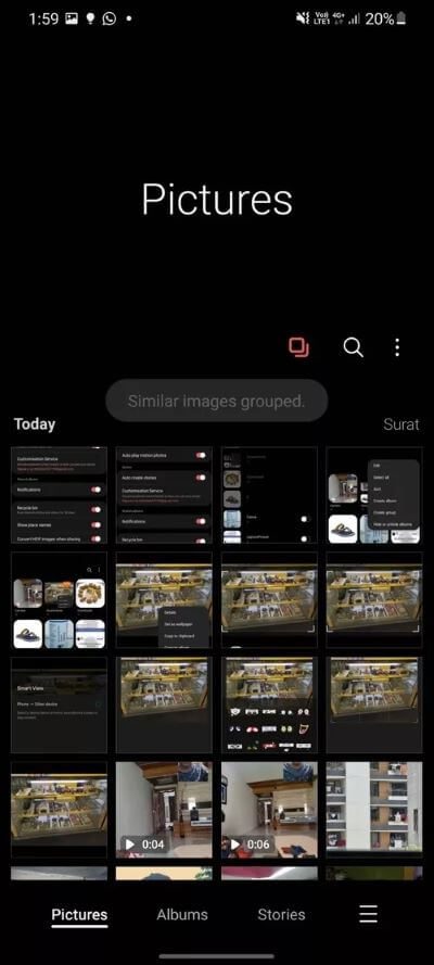 similar-images-grouped_40dd5eab97016030a3870d712fd9ef0f أفضل 10 نصائح لتطبيق معرض Samsung لاستخدامه كالمحترفين
