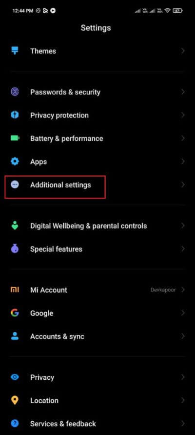 tap-on-the-Additional-Settings-or-System-Settings-option.-461x1024-1 كيفية التحقق من نوع ذاكرة الوصول العشوائي في هاتف Android وسرعتها وتردد التشغيل