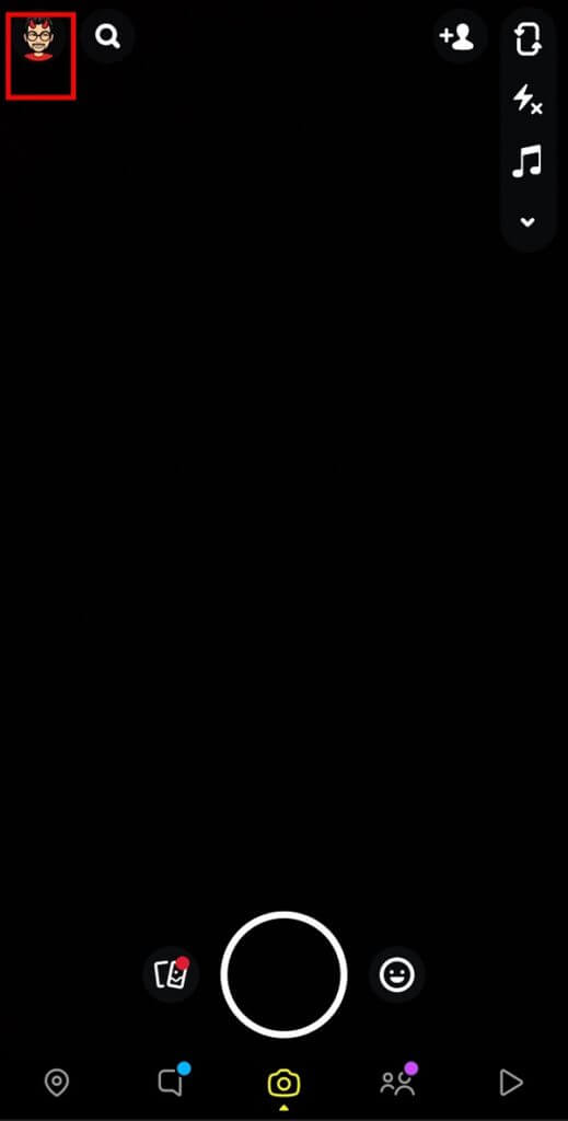 tap-on-your-Bitmoji-avatar-519x1024-3 كيفية تعطيل طلبات الإضافة غير المرغوب فيها على Snapchat