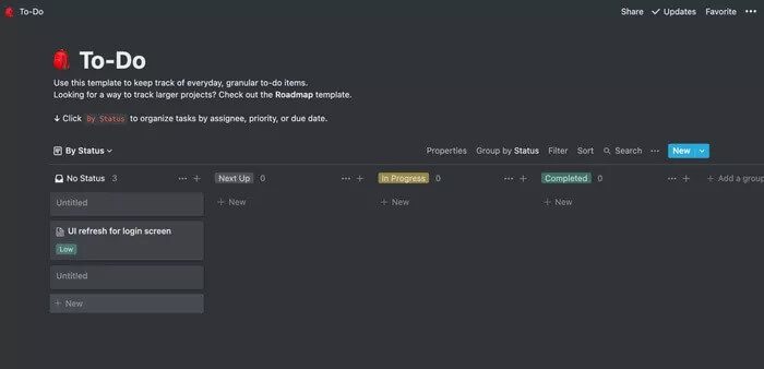 to-do-template-added_935adec67b324b146ff212ec4c69054f كيفية استخدام Notion كأداة مخطط