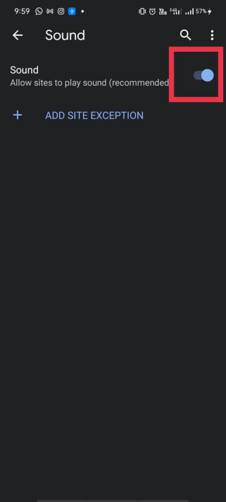 turn-off-the-toggle-for-Sound-461x1024-1 كيفية تعطيل الصوت في Google Chrome (على Android)