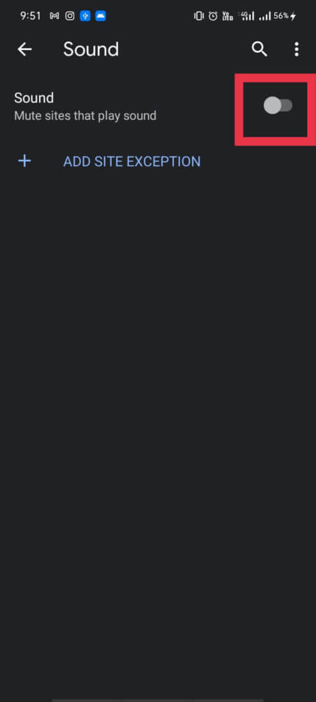 turn-on-the-toggle-for-Sound.-461x1024-1 كيفية تعطيل الصوت في Google Chrome (على Android)