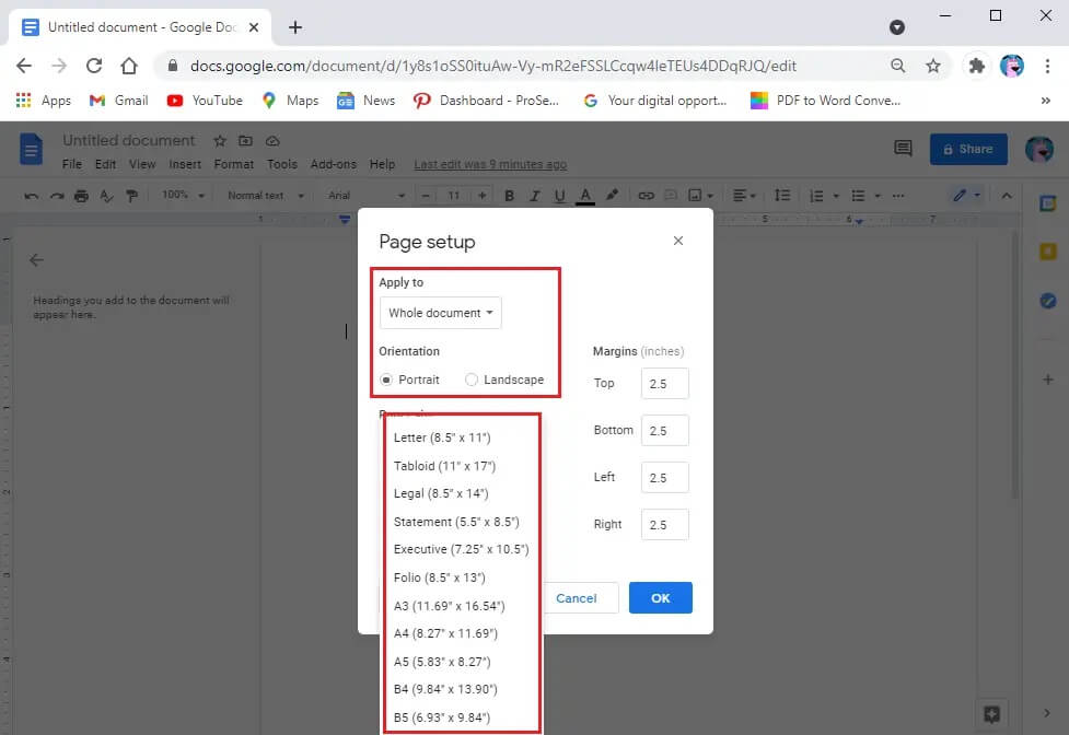 طريقتين لتغيير الهوامش في Google Docs - %categories