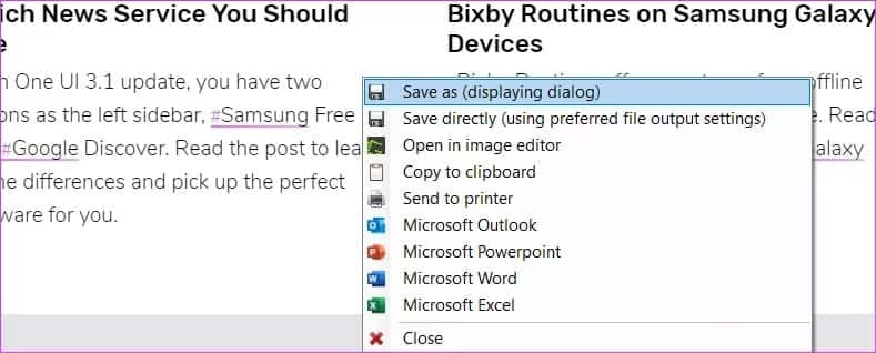 Best-Screen-Capture-Software-for-Windows-10-greenshot2_4d470f76dc99e18ad75087b1b8410ea9 أفضل 5 برامج لالتقاط الشاشة لنظام التشغيل Windows 10