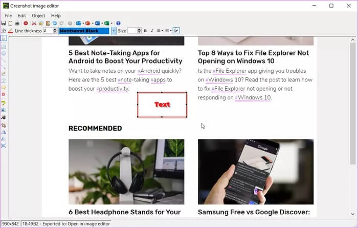Best-Screen-Capture-Software-for-Windows-10-greenshot_935adec67b324b146ff212ec4c69054f أفضل 5 برامج لالتقاط الشاشة لنظام التشغيل Windows 10
