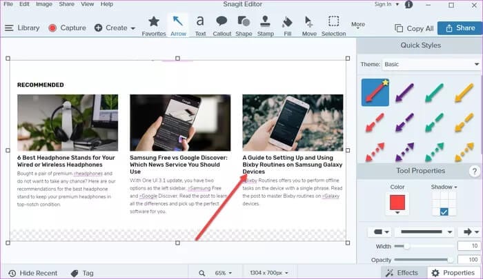 Best-Screen-Capture-Software-for-Windows-10-snagit2_935adec67b324b146ff212ec4c69054f أفضل 5 برامج لالتقاط الشاشة لنظام التشغيل Windows 10