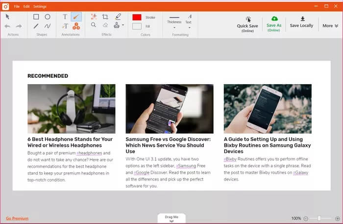 Best-Screen-Capture-Software-for-Windows-10-tinytake3_935adec67b324b146ff212ec4c69054f أفضل 5 برامج لالتقاط الشاشة لنظام التشغيل Windows 10