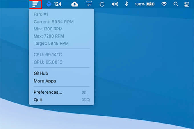 Check-MacBook-CPU-Temperature-with-Fanny كيفية فحص ومراقبة درجة حرارة وحدة المعالجة المركزية لـ MacBook (Intel و M1 MacBooks)