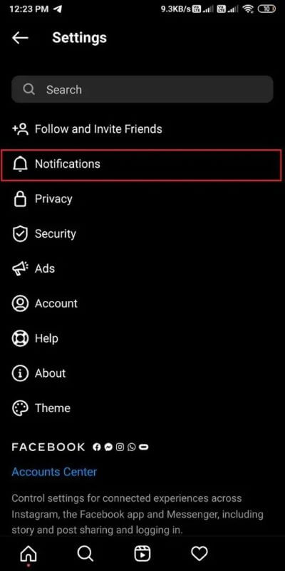 Click-on-notifications-512x1024-1 8 طرق لإصلاح عدم عمل مكالمة فيديو Instagram