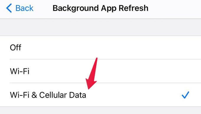 أفضل 7 إصلاحات لعدم عمل تحديث L'applicationفي الخلفية iPhone - %categories