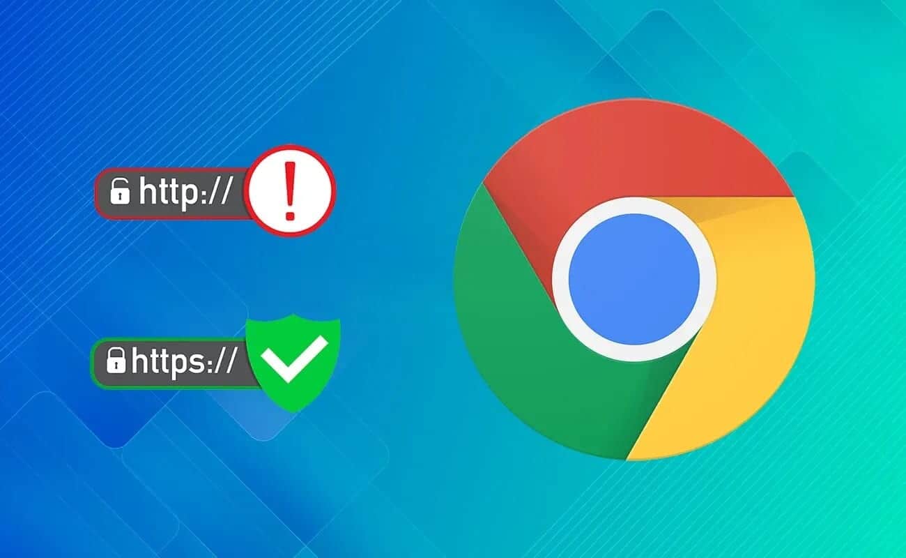 Enable-or-disable-not-secure-warning-in-Google-Chrome تمكين أو تعطيل التحذير غير الآمن في Google Chrome