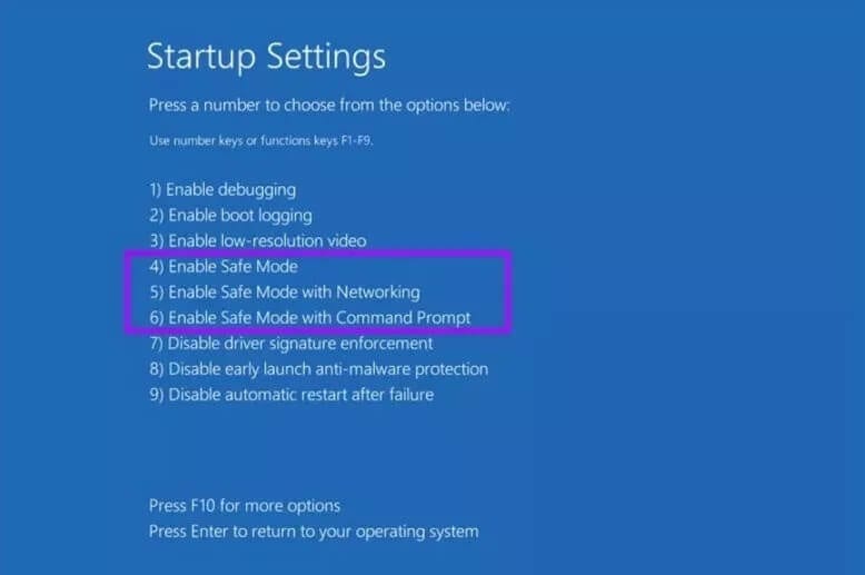 Enter-Safe-Mode_4d470f76dc99e18ad75087b1b8410ea9 أفضل 5 طرق لإصلاح خطأ تسجيل الدخول باستخدام ملف تعريف مؤقت على Windows 10