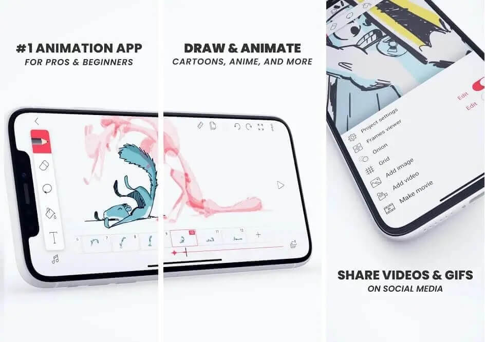 FlipaClip 19 من أفضل التطبيقات لرسم الرسوم المتحركة بنفسك لمستخدمي Android و iOS