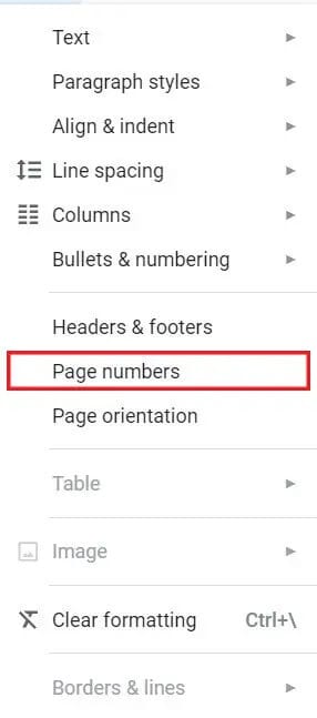 كيفية إضافة أرقام الصفحات إلى Google Docs - %categories