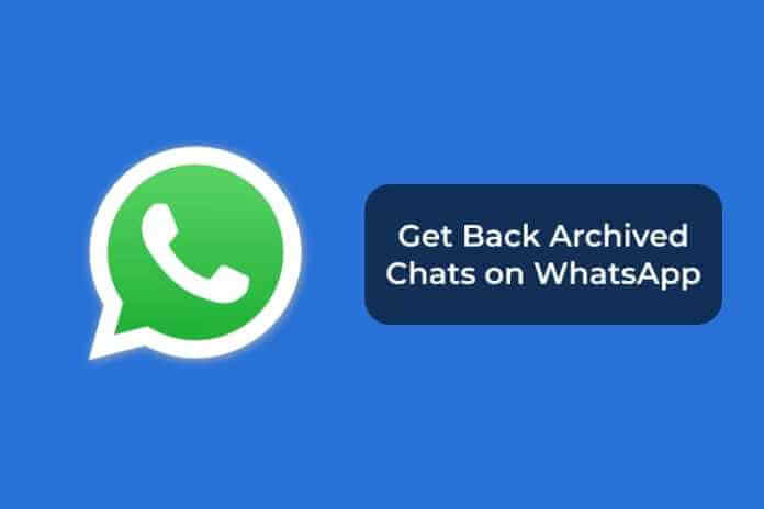 Bei iphone whatsapp löschen chats archivierte WhatsApp Archivierte