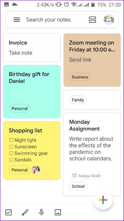 Google-Keep-Notes-App_40dd5eab97016030a3870d712fd9ef0f أفضل 5 تطبيقات تدوين الملاحظات لنظام Android لزيادة إنتاجيتك