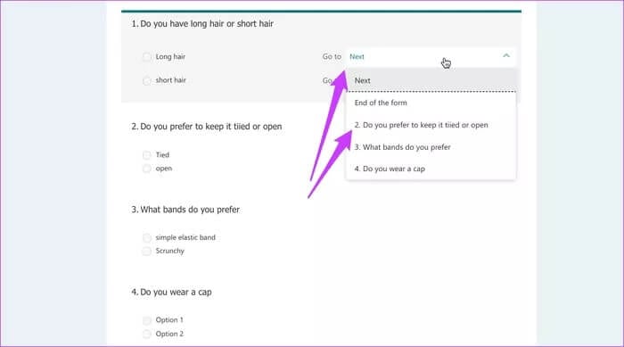 How-to-Add-Branching-in-Microsoft-Forms-individually3_935adec67b324b146ff212ec4c69054f كيفية إضافة أقسام فرعية في Microsoft Forms