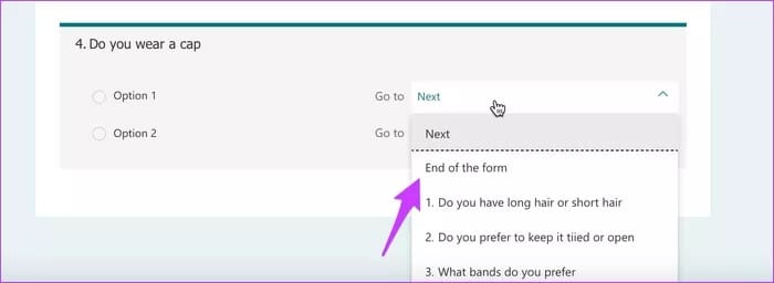 كيفية إضافة أقسام فرعية في Microsoft Forms - %categories