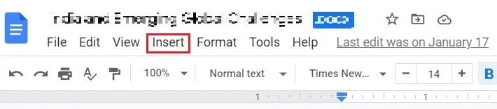 In-taskbar-click-on-Format-1 كيفية إنشاء رسم بياني في Google Docs