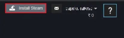On-the-official-website-click-on-Install-Steam إصلاح خطأ قرص Steam تالف على نظام التشغيل Windows 10
