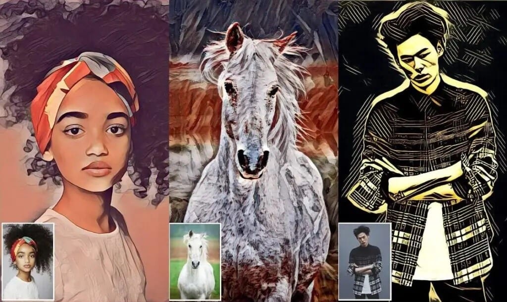 Painnt-Art-and-Cartoon-Filters-1024x610-1 19 من أفضل التطبيقات لرسم الرسوم المتحركة بنفسك لمستخدمي Android و iOS