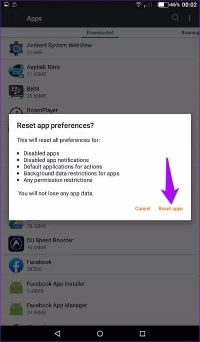 Reset-App-Preferences_4d470f76dc99e18ad75087b1b8410ea9 أفضل 6 طرق لإصلاح خطأ للأسف توقفت العملية android.process.acore