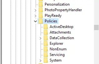 Select-Policies كيفية إزالة ملف desktop.ini من جهاز الكمبيوتر الخاص بك