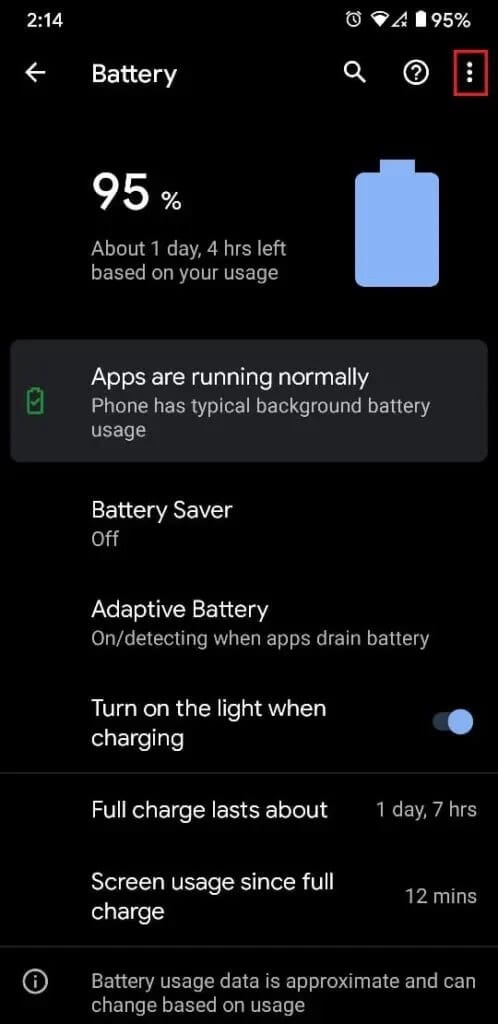 Tap-on-the-three-dots-on-the-top-right-corner-of-the-screen-498x1024-1 كيفية إصلاح الشحن البطيء على Android