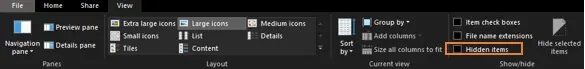 Tick-mark-in-the-Hidden-checkbox-click-on-it-to-uncheck كيفية إزالة ملف desktop.ini من جهاز الكمبيوتر الخاص بك