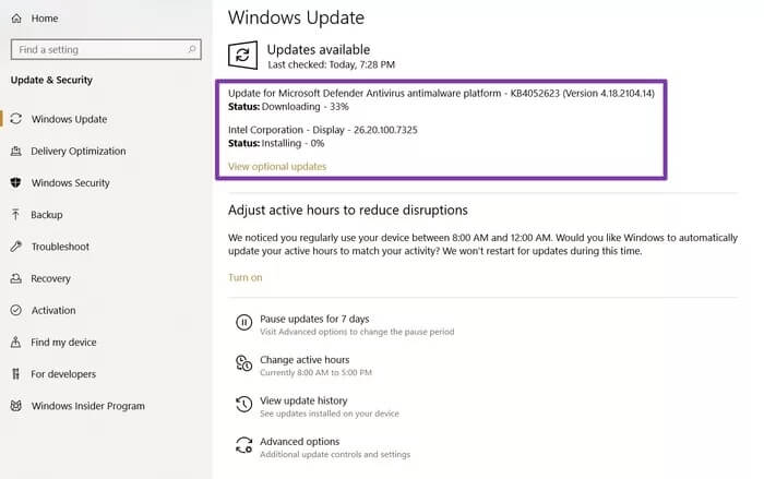 Windows-10-Update_935adec67b324b146ff212ec4c69054f أفضل 5 طرق لإصلاح خطأ تسجيل الدخول باستخدام ملف تعريف مؤقت على Windows 10