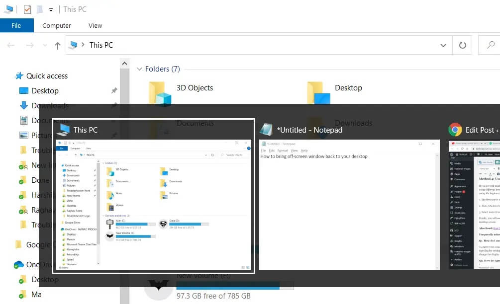 You-can-hold-the-Alt-tab-to-select-the-application كيفية جلب نافذة مفقودة خارج الشاشة إلى سطح المكتب
