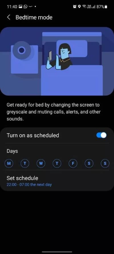 bedtime-mode_40dd5eab97016030a3870d712fd9ef0f كيفية استخدام الرفاهية الرقمية Digital Wellbeing على أجهزة Samsung Galaxy