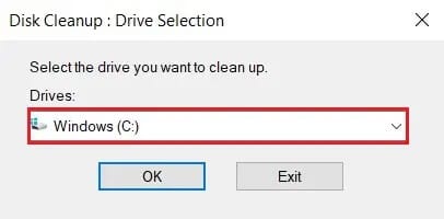 choose-the-drive-where-windows-is-installed كيفية إصلاح عناصر التسجيل المعطلة في نظام التشغيل Windows 10