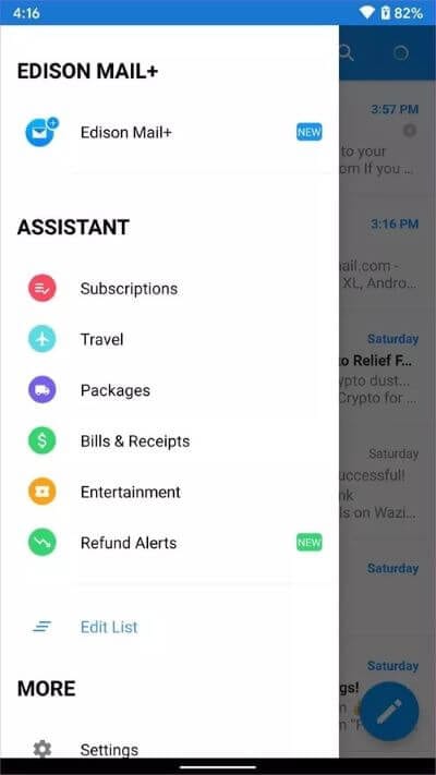 edison-mail-ui_40dd5eab97016030a3870d712fd9ef0f أفضل 5 بدائل لـ Microsoft Outlook لنظام Android