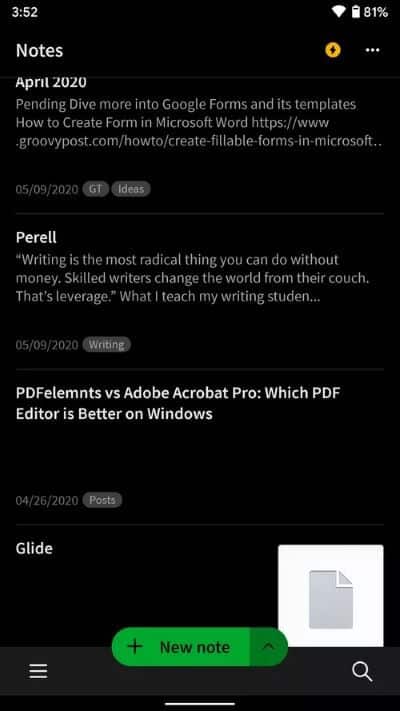 evernote_40dd5eab97016030a3870d712fd9ef0f أفضل 5 بدائل لـ OneNote لنظام Android