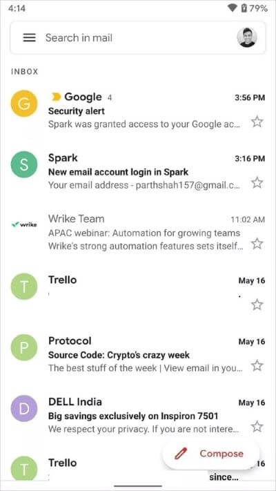 gmail-home_40dd5eab97016030a3870d712fd9ef0f أفضل 5 بدائل لـ Microsoft Outlook لنظام Android