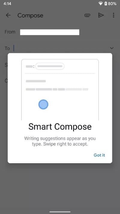 gmail-smart-compose_40dd5eab97016030a3870d712fd9ef0f أفضل 5 بدائل لـ Microsoft Outlook لنظام Android