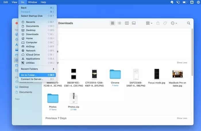go-to-folder_935adec67b324b146ff212ec4c69054f أفضل 8 إصلاحات لإنهاء تطبيق Mail بشكل غير متوقع على Mac