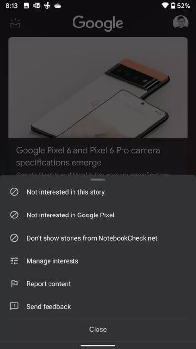 google-discover-manage-interest_40dd5eab97016030a3870d712fd9ef0f Samsung Free مقابل Google Discover: ما الخدمة الإخبارية التي يجب عليك استخدامها