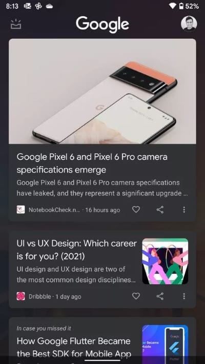 google-discover-ui_2021-05-18-151110_40dd5eab97016030a3870d712fd9ef0f Samsung Free مقابل Google Discover: ما الخدمة الإخبارية التي يجب عليك استخدامها