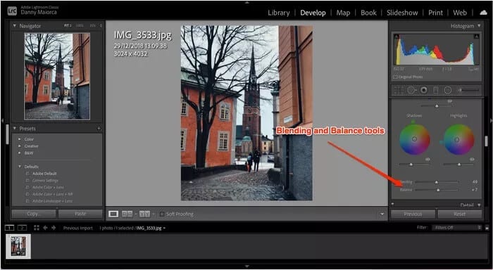 كيفية استخدام تدرج الألوان Color Grading في Adobe Lightroom Classic - %categories