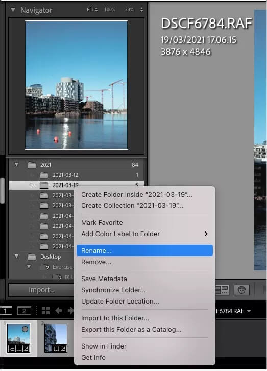 lightroom-rename-library-folder_4d470f76dc99e18ad75087b1b8410ea9 كيفية إعادة تسمية الملفات دفعة واحدة في Adobe Lightroom
