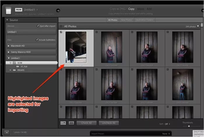 lightroom_import_single_image-annotated_935adec67b324b146ff212ec4c69054f كيفية إعادة تسمية الملفات دفعة واحدة في Adobe Lightroom