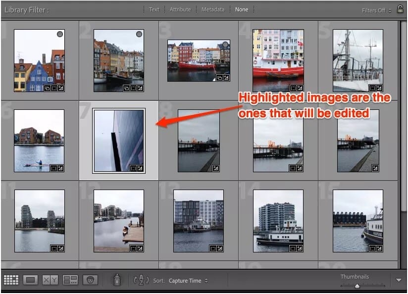lightroom_select_single_image-annotated_4d470f76dc99e18ad75087b1b8410ea9 كيفية إعادة تسمية الملفات دفعة واحدة في Adobe Lightroom