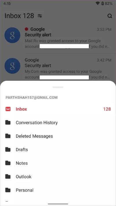 my.mail-menu_40dd5eab97016030a3870d712fd9ef0f أفضل 5 بدائل لـ Microsoft Outlook لنظام Android