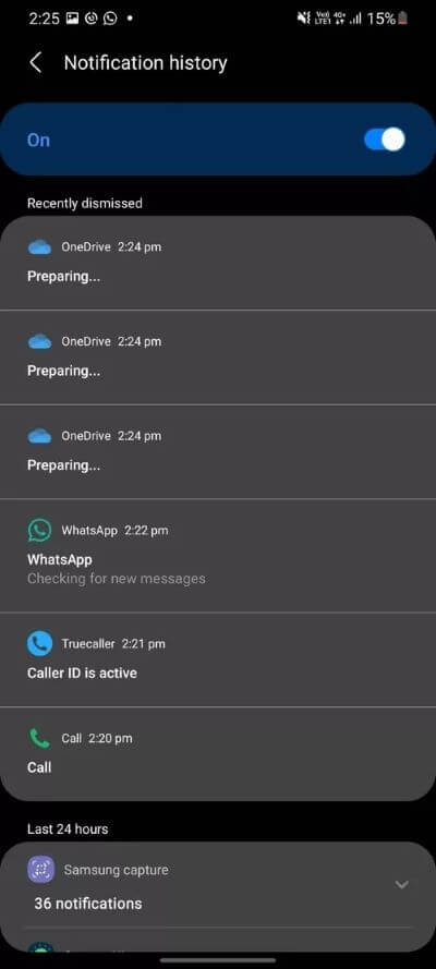 notification-history-on_40dd5eab97016030a3870d712fd9ef0f أفضل 15 نصيحة وخدعة من Samsung One UI 3 لاستخدامه كالمحترفين