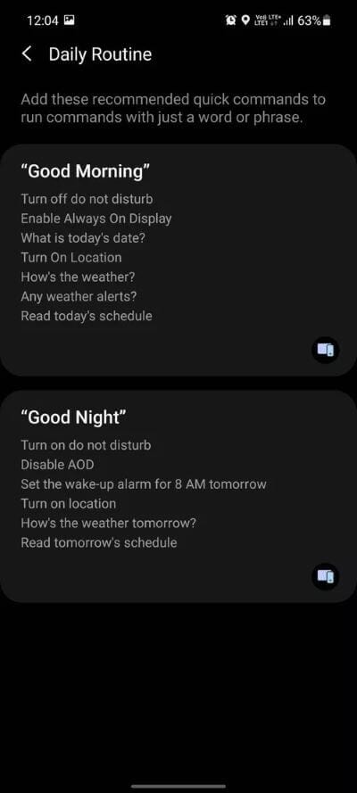 routine-example_40dd5eab97016030a3870d712fd9ef0f دليل لإعداد واستخدام Bixby Routines على أجهزة Samsung Galaxy
